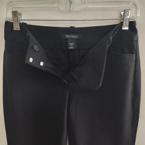 WHBM Black Slim Leg Sz 00R - Picture 1 of 10
